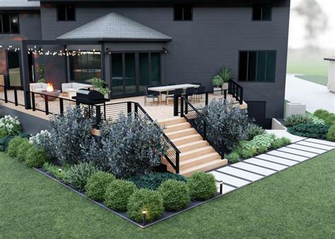 Top Landscaping Ideas From Our Design Gallery Yardzen In Back