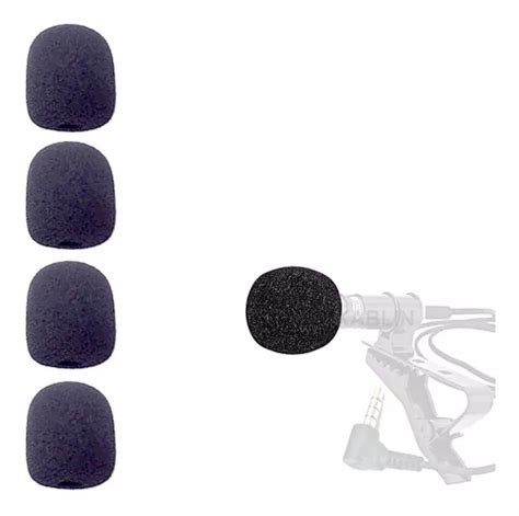 Kit 4 Espuma Proteção Para Lapela Headset 20 a x17 l x6 d mm