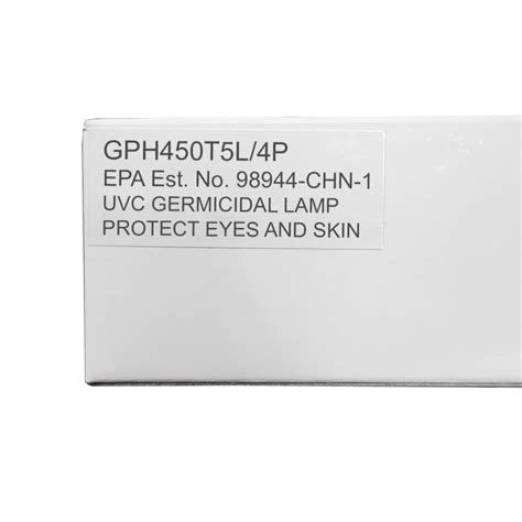GPH450T5L/4P - Germicidal UV Tubes