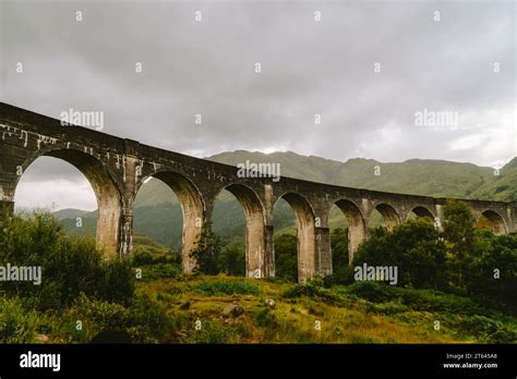 Glenfinnan Viaduct Scotland Hogwarts Express Stock Photo Alamy