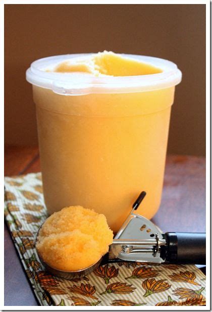 Peach Bellini Sorbet Sorbet Recipes Cocktail Desserts Yummy Drinks