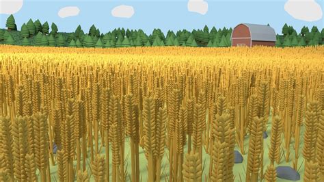 Steam Community Low Poly Wheat Field