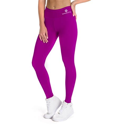 Purple Supplex Gym Leggings Womens Purple Fitness Leggings