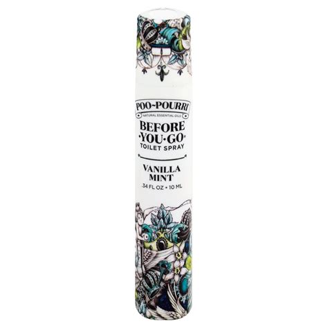 Poo Pourri Travel Size Before You Go Vanilla Mint Toilet Spray Shop