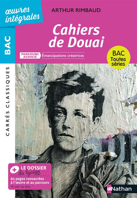 Cahiers de Douai de Rimbaud BAC Français 1re 2025 Parcours