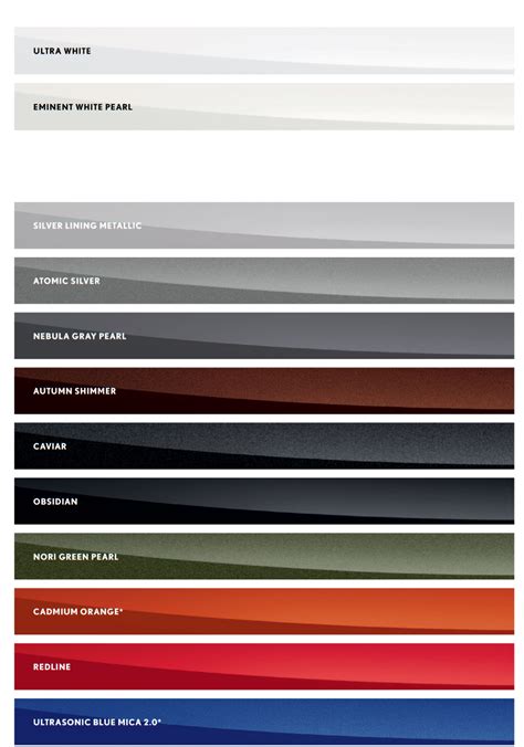 2025 Lexus Rx 350 Color Chart Suzi Zonnya