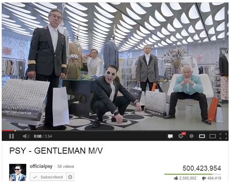 Psy’s “Gentleman” MV exceeds 500 million views on Youtube | Daily K Pop ...