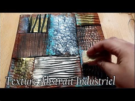 Cr Er Un Magnifique Tableau Textur Abstrait De Style Industriel