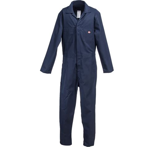 Dickies Coveralls Mens Dark Navy 48611 Dn Basic Blended Twill Coveralls