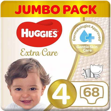 Huggies Extra Care Size 4 Jumbo Pack 68 Diapers Hygieneforall