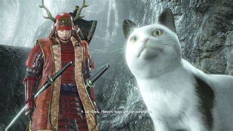 Nioh Talk To Talking Cat In Deep In The Shadows Mission Youtube