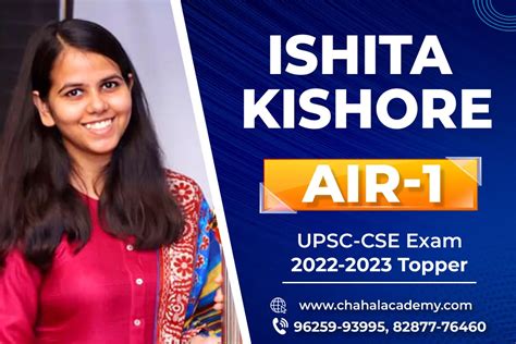 Ishita Kishore Rank 1 Upsc Civil Services 2022 23 Ias Topper