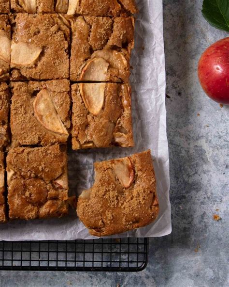 Apple Cake Tray Bake The Vegan Larder