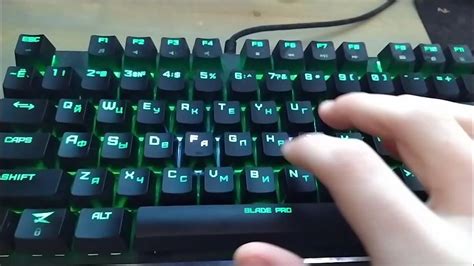 Keyboard ASMR | Механическая клавиатура с синими свитчами АСМР - YouTube