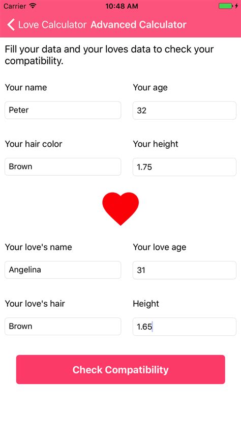 Love Calculator Love Test For Iphone Download