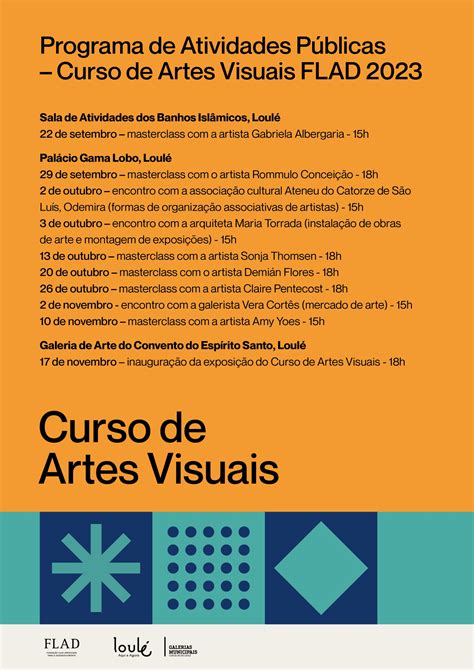 Curso De Artes Visuais Flad 2023 Em Loulé Flad