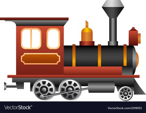 Old train Royalty Free Vector Image - VectorStock