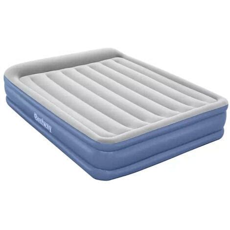 Matelas Double Gonflable Avec Pompe Int Gr E Et Surface Afflu E