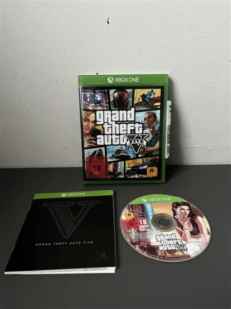 GRAND THEFT AUTO V Five 5 Microsoft Xbox One Game Spiel Sammlung