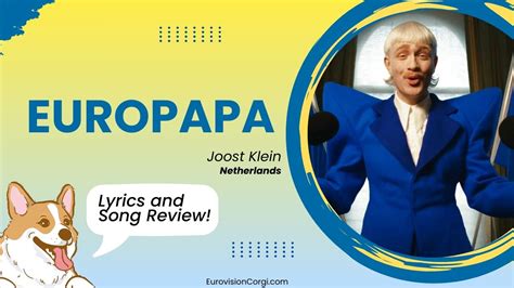 Joost Klein Europapa Lyrics And Song Meaning Netherlands