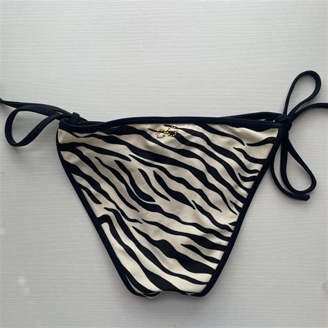 Y K Zebra Guess Bikini Bottoms Are Marked A Size Depop