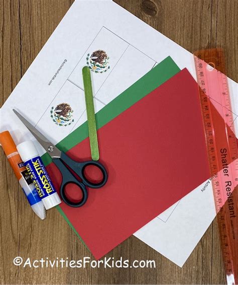 Mexican Flag Craft for Cinco de Mayo - Activities For Kids