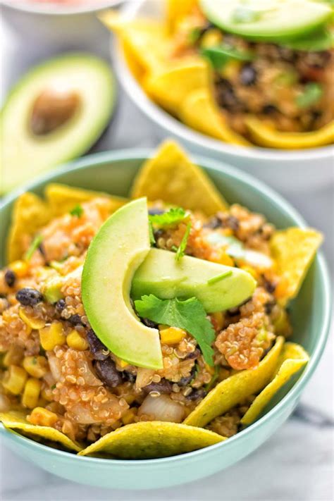 Southwest Quinoa Taco Salad Contentedness Cooking