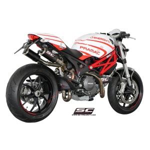 Escapes PAR SC Project CR T En Fibra De Carbono Para DUCATI MONSTER