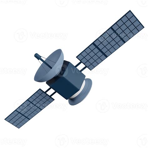 Satellite 3D Illustration 9638217 PNG