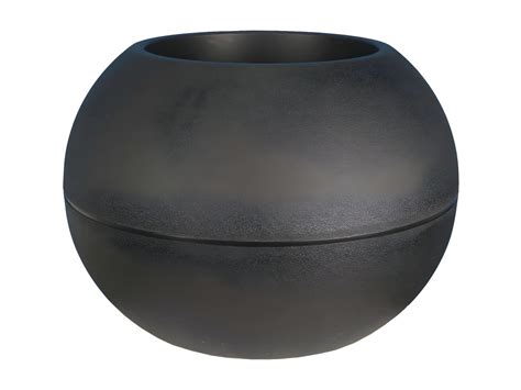 Pot En Plastique Boule Effet Granit Cm