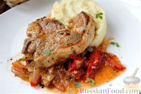 Рецепт: Тушеная баранина на RussianFood.com