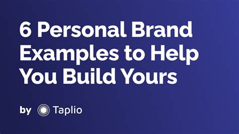 Building A Personal Brand Examples Of Effective Statements And Stories