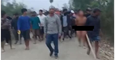 Horrific Scene In Manipur Two Women Paraded Naked Revoi In