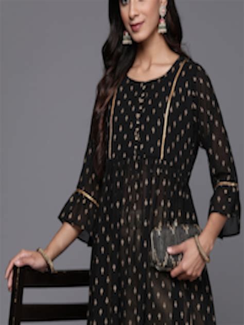 Buy Libas Women Ethnic Motifs Printed Bell Sleeves Gotta Patti