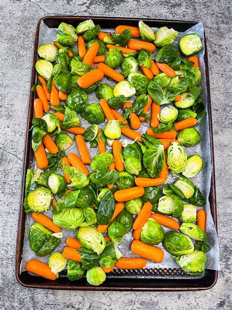 Roasted Brussels Sprouts And Carrots Healthier Steps