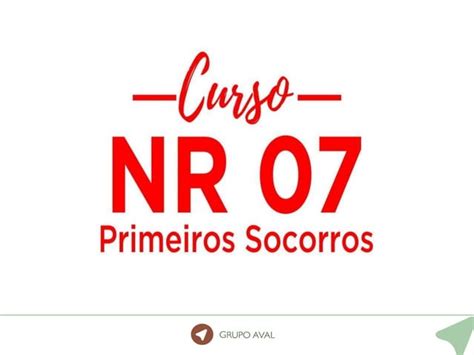 Noções de Primeiros Socorros NPS PPT