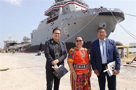 Historic christening of “USNS Navajo” Navy ship honors the service of ...