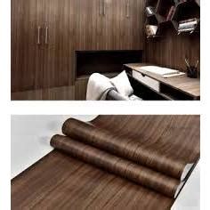 Jual Wallpaper Dinding Kayu Serat Coklat Tua 8 M X 45cm Shopee Indonesia