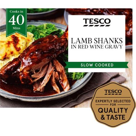 Tesco Lamb Shanks In Red Wine Gravy (2 x 780g) - Compare Prices & Where ...