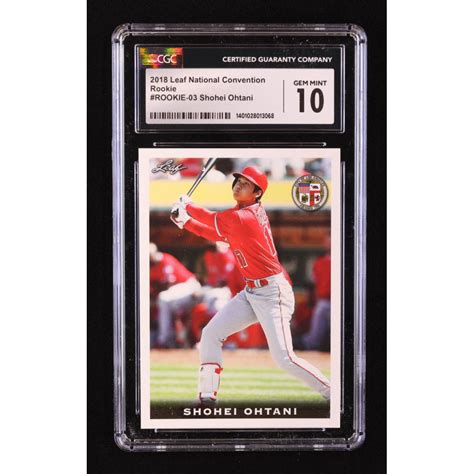 Shohei Ohtani 2018 Leaf National Convention Shohei Ohtani Rookie03 RC