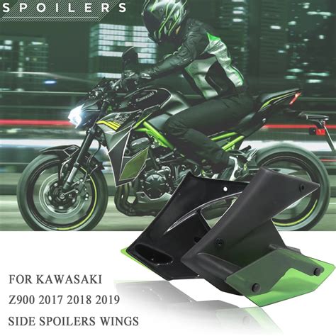 For Kawasaki Z900 Z 900 2017 2018 2019 Motorcycle Side Downforce Naked Spoilers Wing Winglet