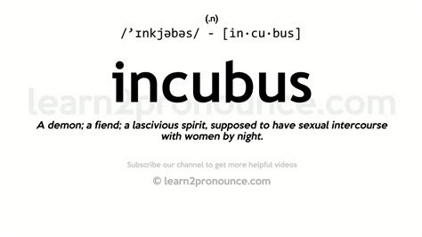 Pronunciation of Incubus | Definition of Incubus - YouTube