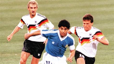 El Desopilante Cruce Entre Maradona Y Lothar Matthaus En Instagram