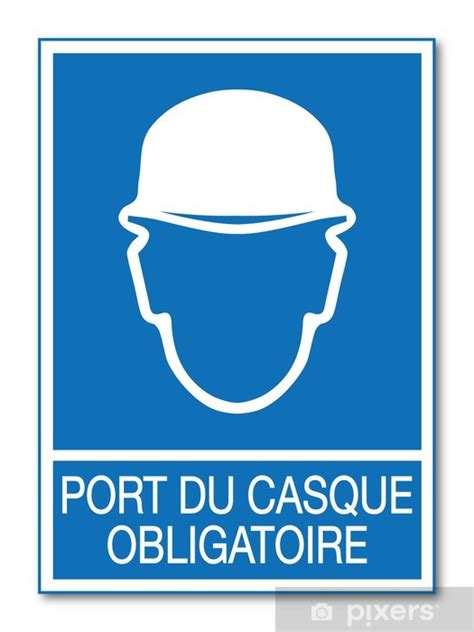 Papier Peint Le Port Du Casque Obligatoire Panneau FR PIXERS CH