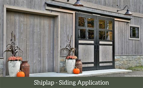 Vertical Ship Lap Siding Wood Siding Application Montana Timber