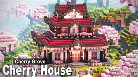 Minecraft How To Build A Japanese Cherry House SimpleTutorial YouTube