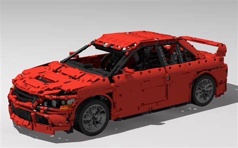 Lego Moc Mitsubishi Lancer Evo By Antoine Rebrickable Build