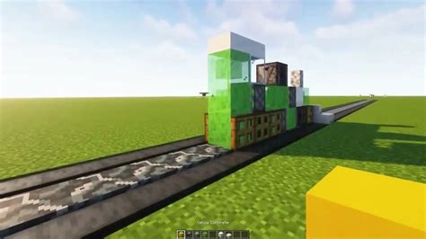 How To Build A Working Train In Minecraft No Mods Youtube