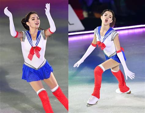 Crunchyroll Russian Figure Skater Meets Naoko Takeuchi After Sailor Moon Inspired Routine