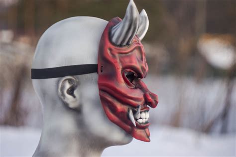 Японская маска демона Они (Oni japan mask) на заказ в интернет-магазине ...